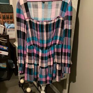 Torrid Plaid Multicolor Top